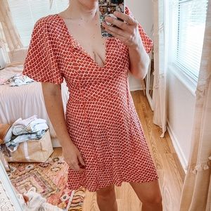Billabong red mini dress